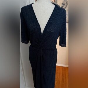 Lightweight blue textured dress. NWT.